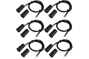 Gebildet 6pcs Recessed Wired Security Window Gate Contact Sensor Alarm Magnetic Reed Switch,Magnet Near - Connect Circuit, Ma