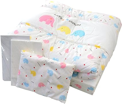 Amazon 日本製 西川リビング ベビー布団 6点セット ハッピーエレファント 布団セット ベビー マタニティ 通販