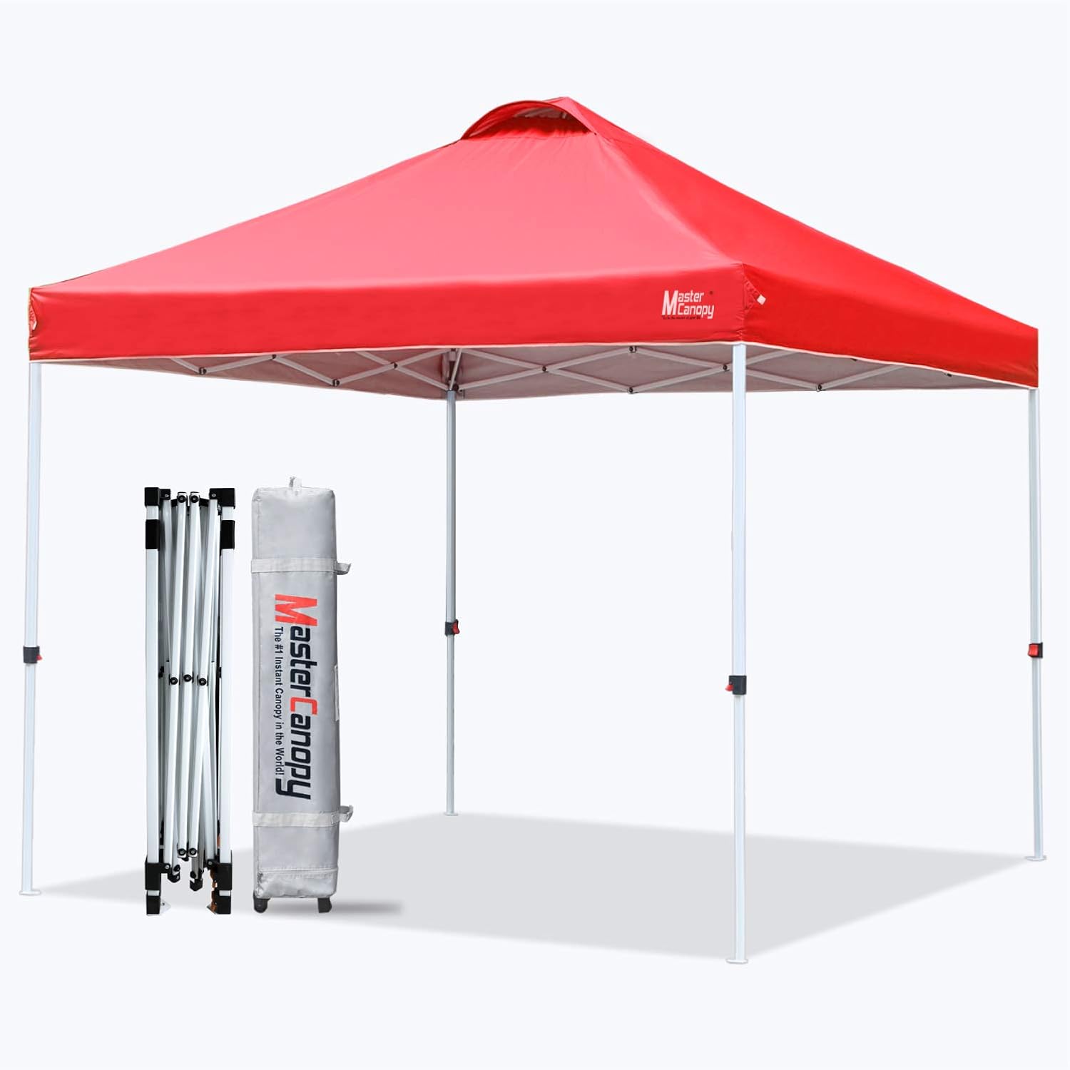 MASTERCANOPY Popup Canopy Tent Commercial Instant Canopy with Wheeled