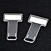 WSERE 5 Pieces Transparent Car Parking Ticket Holder Clip Car Windshield Windscreen Tickets Holder With Adhesive Tape