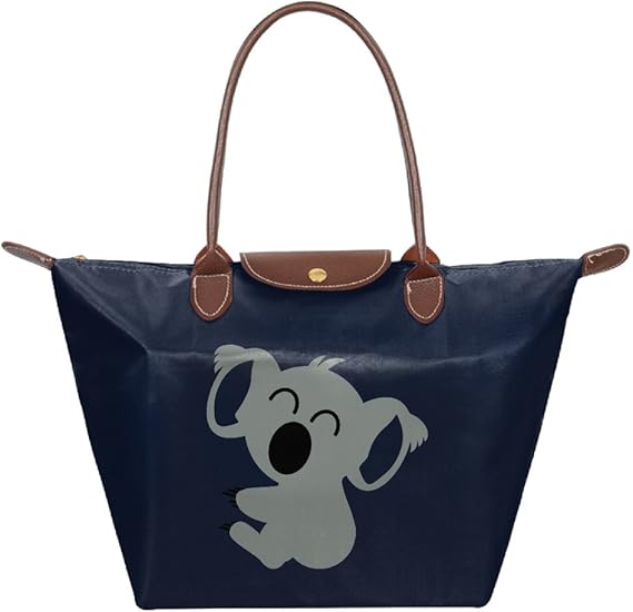 Amazon Co Jp Ama54 アマ54 スマイリー コアラ イラスト バッグ 餃子型 化粧ケースバッグ プール 実用的 ライトブルー One Size 服 ファッション小物