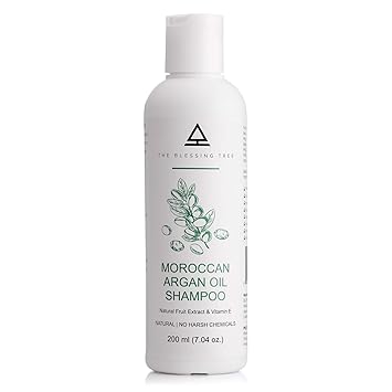 The Blessing Tree Moroccan Argan Oil Shampoo. No Paraben, No Sulphates, No harsh chemicals. 200ml