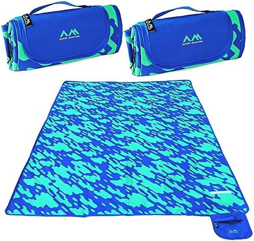 Arctic Monsoon 2-Pack Folding Plastic Picnic Blanket Waterproof Outdoor Mat for Kids Beach Camping