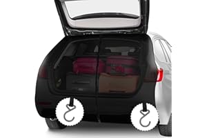 Yahenda Car Camping Net Car Tailgate Mesh Bug Screen Breathable Mesh Car Tent for UV MPV with Hook Magnetic Car Camping Accessories for Sun Protection Ventilation Privacy Protection(Novel, X-Large)