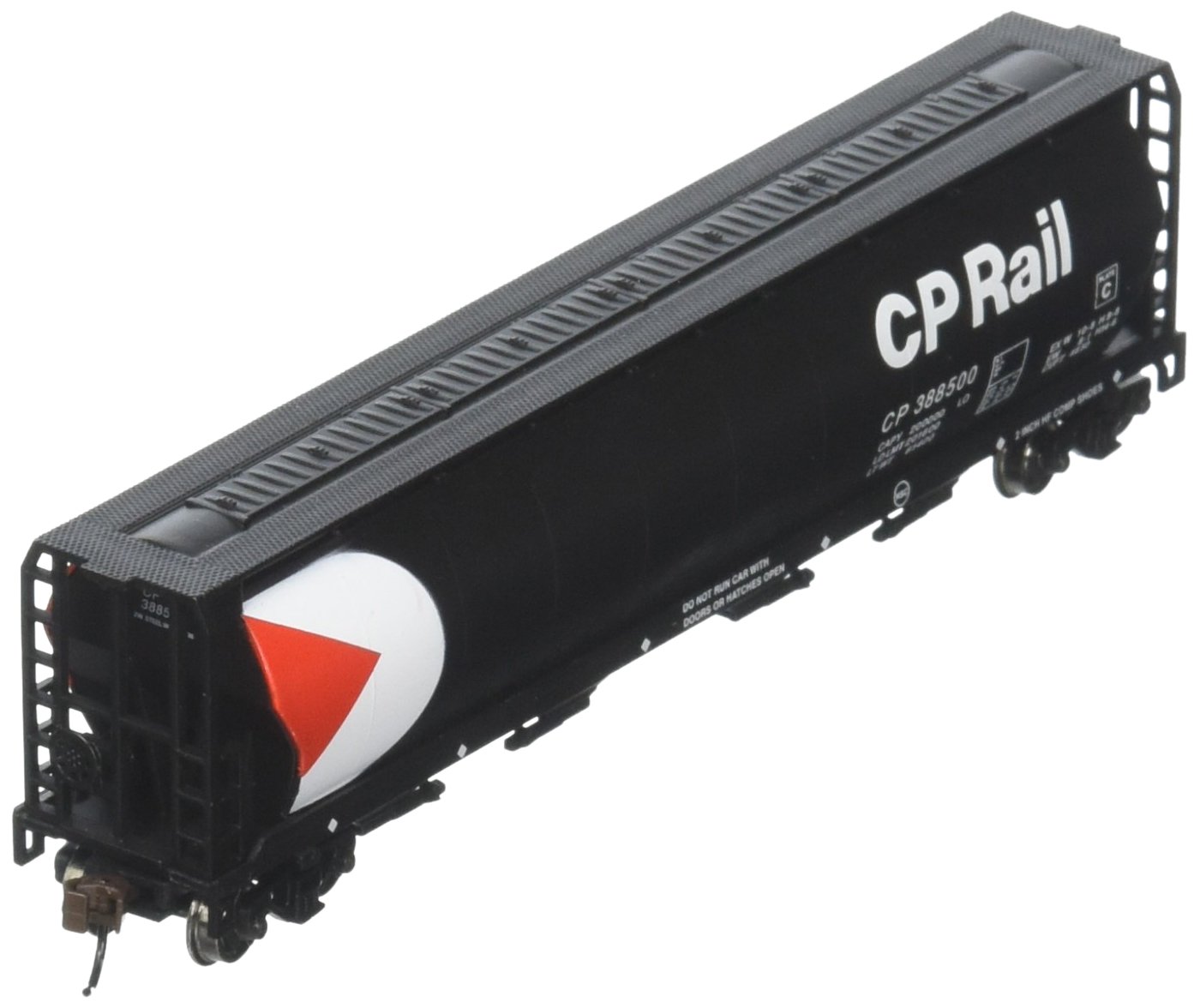 Canadian 4Bay Cylindrical Grain Hopper CP Rail N Scale 19177 Bachmann