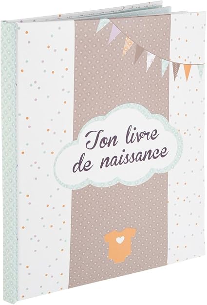 Mon Livre De Naissance Mixte Coloris Turquoise Menthe Amazon Fr Bebes Puericulture