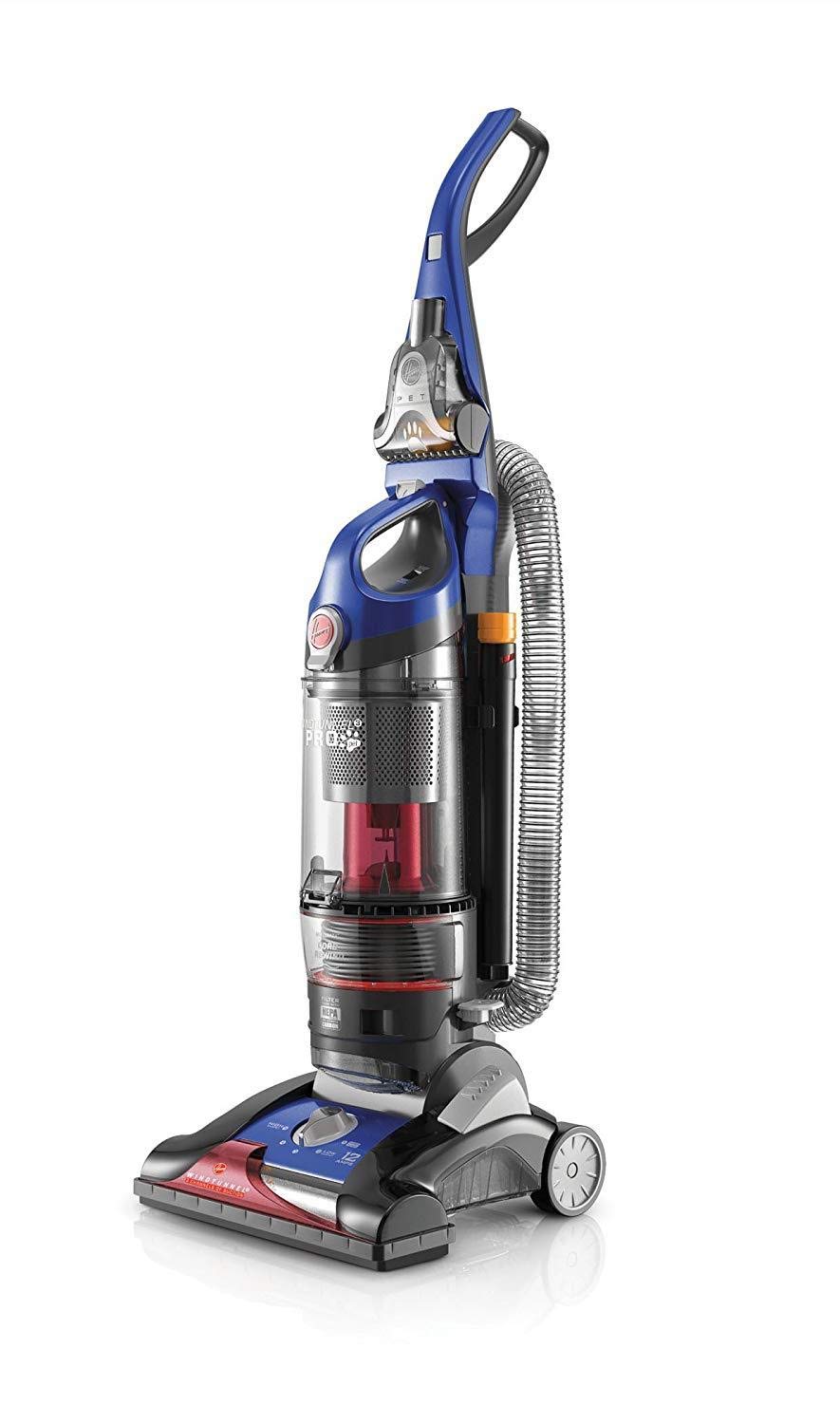 Hoover UH70937 WindTunnel 3 Pro Pet Upright Vacuum, Width: 13.50" Blue (Renewed)