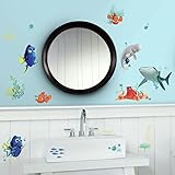 RoomMates RMK3142SCS Finding Dory Peel and Stick Wall Decals, Black