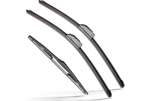 RAINTOK Windshield Wiper Blades Replacement for 2011-2020 Toyota Sienna Original Factory Quality Front Rear Wipers Blade Set for My Car - 28" 20" 16" (Pack of 3)