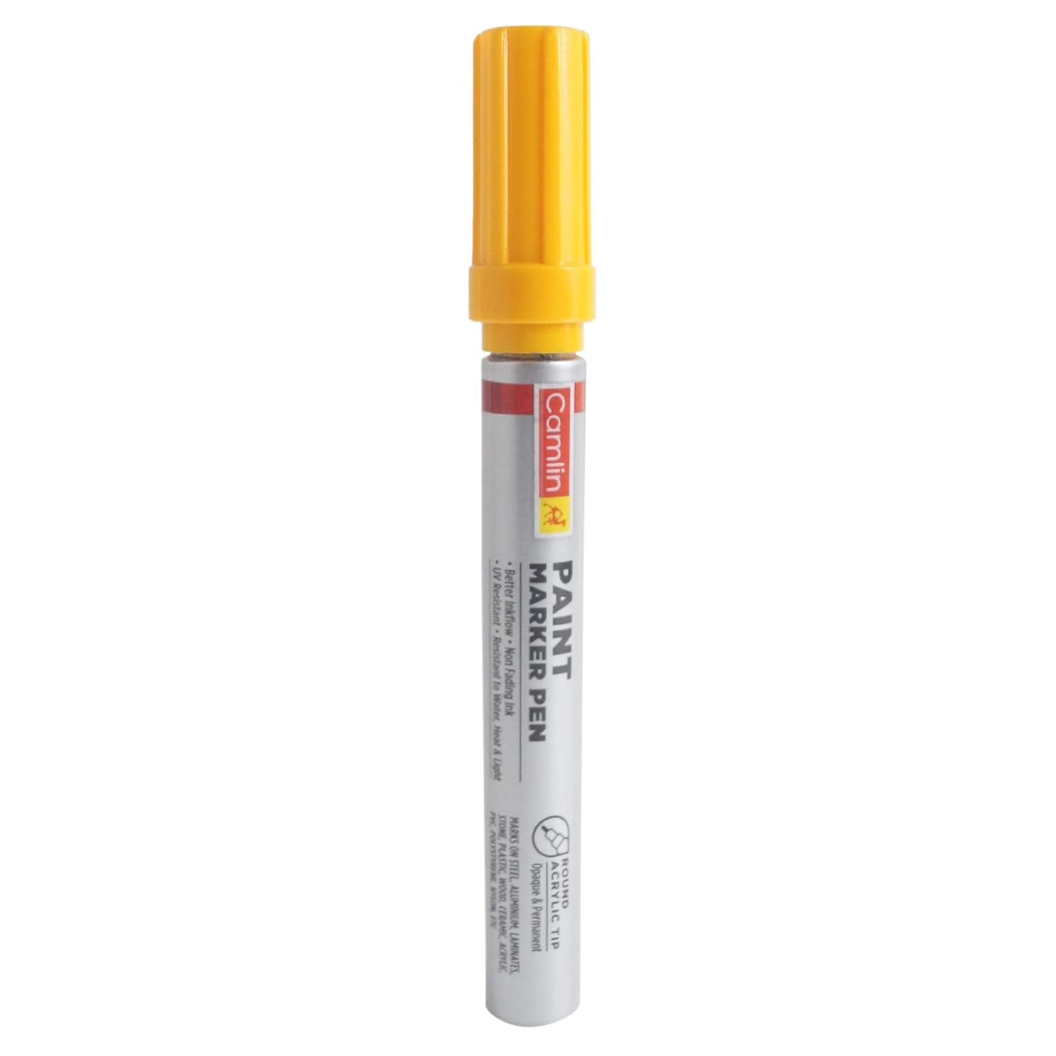 Camlin Kokuyo Paint Marker Pack of 1, Yellow Amazon.in Office Products