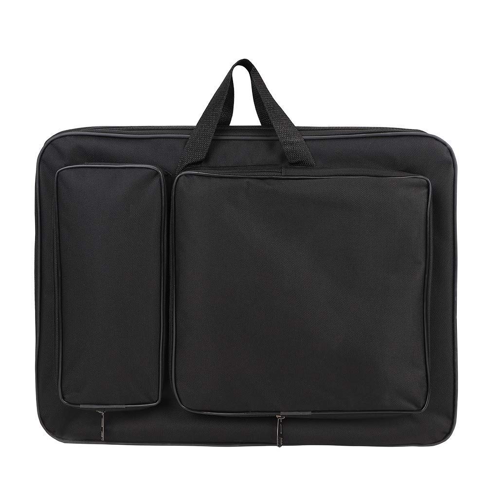 Art Portfolio Case A3 Art Folder Artist Drawing Board Backpack Waterproof Student Artwork Portfolio Carrying Tote Bag Portable Sketch Pad Storage Bag for Palette Paints Brushes