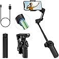 Comitok L9, Gimbal Stabilizer for Smartphone, Built-in Extension Rod & Tripod, Gimbled iPhone Holder Stabilizer, Portable and Foldable, Face/Object Tracking Gimbal for Android and iPhone 15 Pro Max