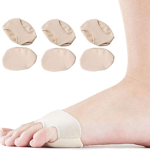 3 Pair Mortons Neuroma Metatarsal Support Pad By Pedimend, Sesamoiditis Pain Relief Treatment