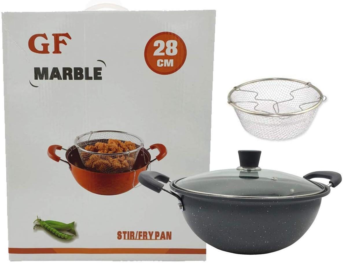 Mukhivala Non Stick Steel Pot, Multicolour