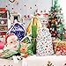 Tinksky Christmas Drawstring Gift Bags Set Assorted Styles Gift Drawstring Wrapping Xmas Goody Bags for Wrapping 30 Pack