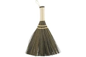 Household Manual Straw Braided Small Broom Handmade Dust Floor Sweeping Broom Soft Hos