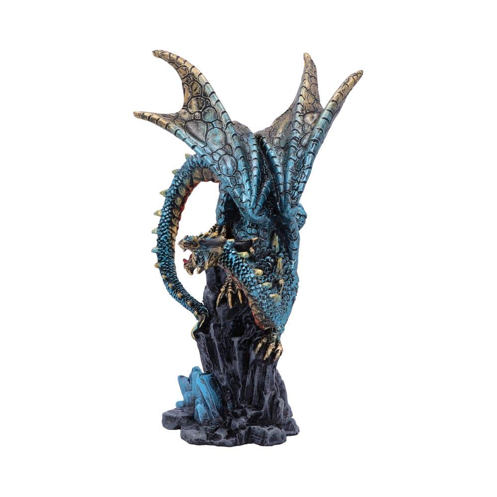 Nemesis Now U5071R0 Hear Me Roar Blue Dragon Calling Figurine, Polyresin, One Size