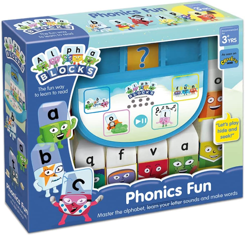 Alphablocks AN20 Phonics Toy 4 Modes Letters Spelling Reading 3+