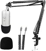YOUSHARES Blue Yeti Mic Stand with Pop Filter Suspension Arm Pro by YOUSHARES view 1