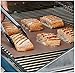 HomeLife Elements Golden Grill Mat Set of 3 - 100% Non-stick BBQ Grill & Baking Mats - FDA Approved, PFOA Free, Easy to Clean and Reusable - As Seen on TV - 15.75 x 13 Inch