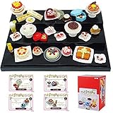 ORCARA Miniature Dollhouse The Story of Cake Cookie Dessert Toy Doll Accessories