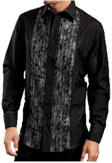Jhane Barnes Black In Line Classic Fit Shirt S At Amazon Men S