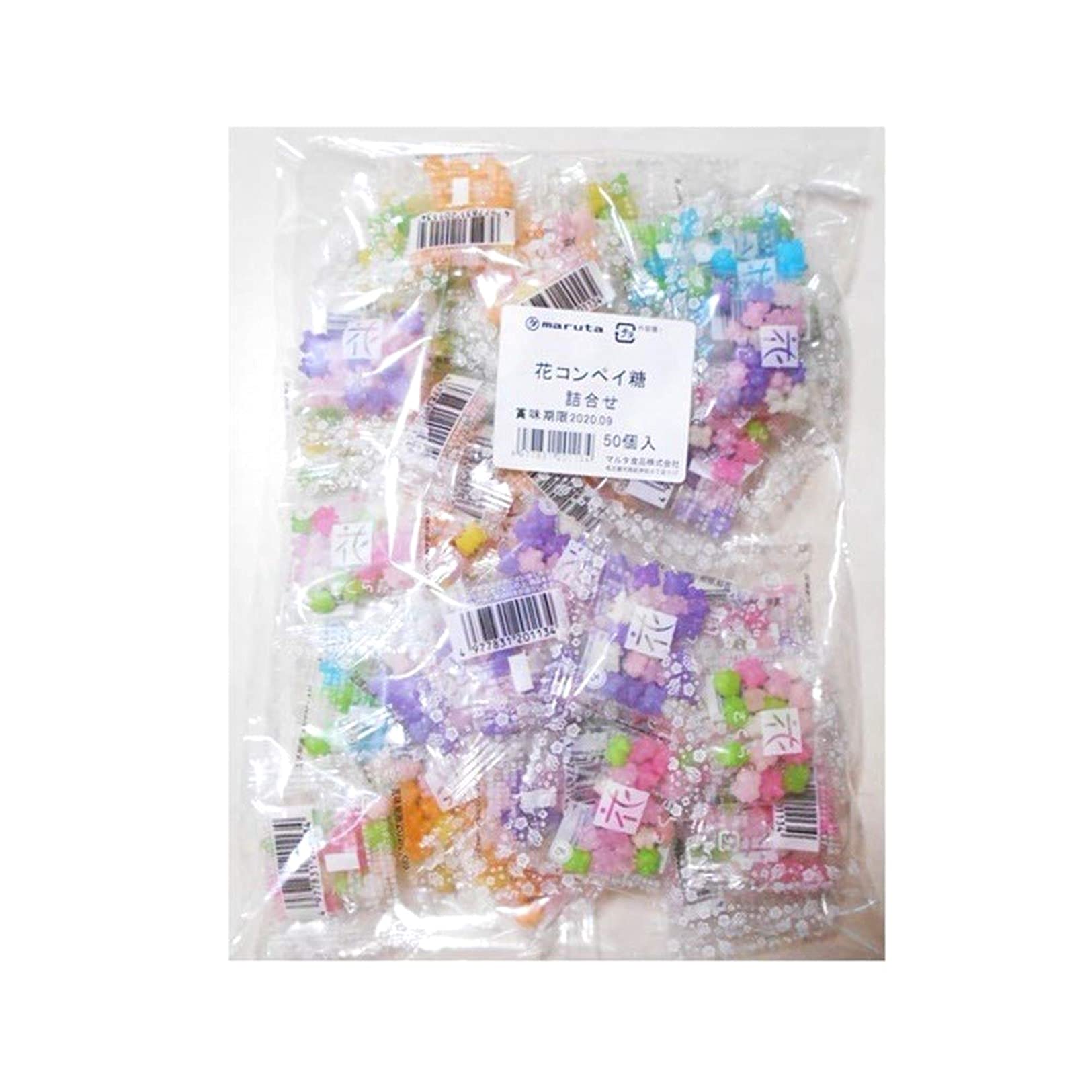 マルタ食品 花コンペイ糖詰合せ 50袋入×2個セット商品画像