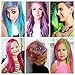 Temporary Hair Chalk Comb, Ociga Hair Color Comb with Non-Toxic and Safe for Kids, Great for Festivals Party Cosplay DIY (6-colors)