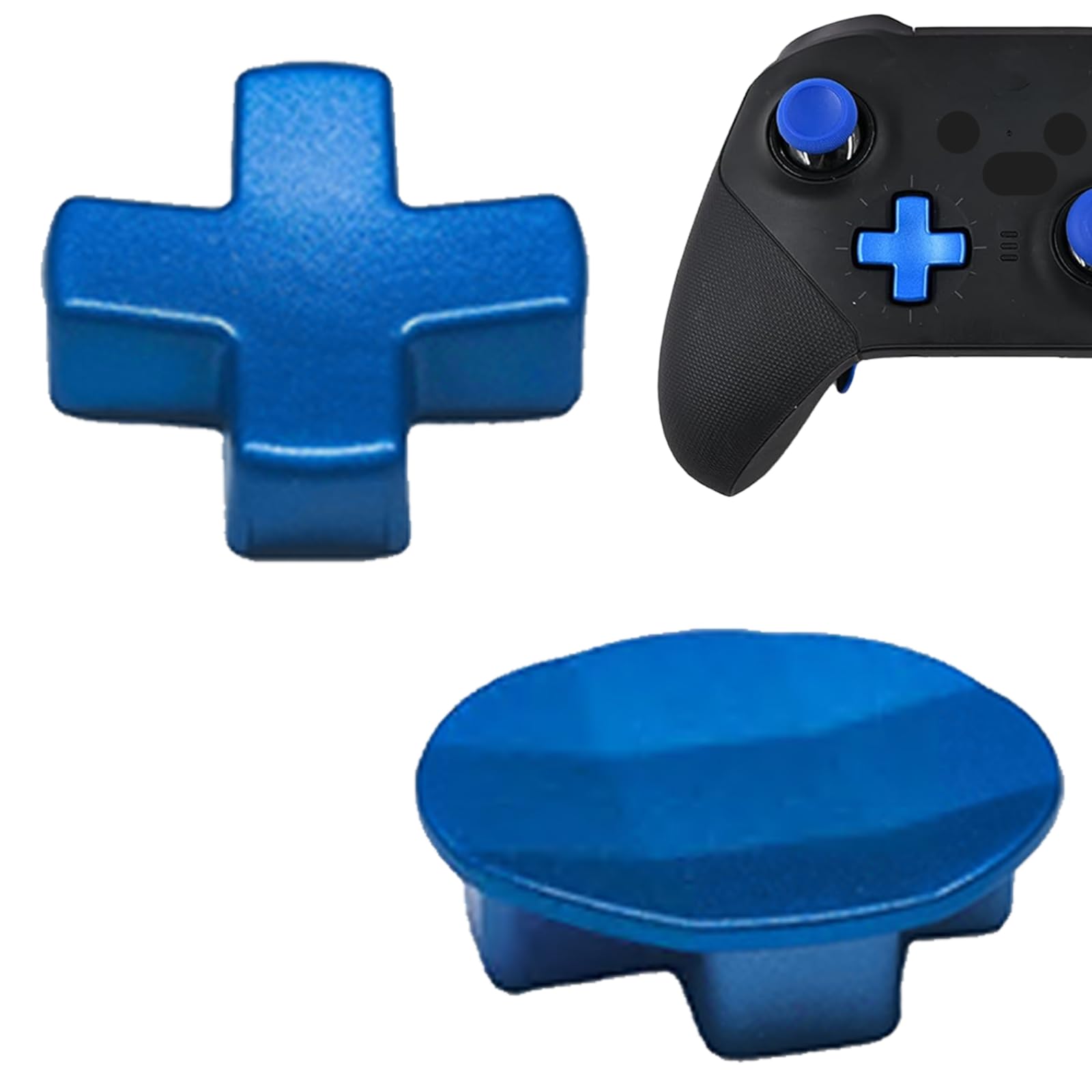 2 Pcs Metal D-pads for Xbox One Elite Series 2 ,Replacement Parts Metal D-pads Kits for Xbox One Elite Series 2Controller (Blue) [video game]