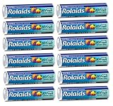 Tj7 Rolaids Assorted Fruit Extra Strength Heartburn Acid Indigestion Fast Acting Rapid Relief - 12 Rolls of 10 Antacid Chewable Tablets (120 Tablets Total)