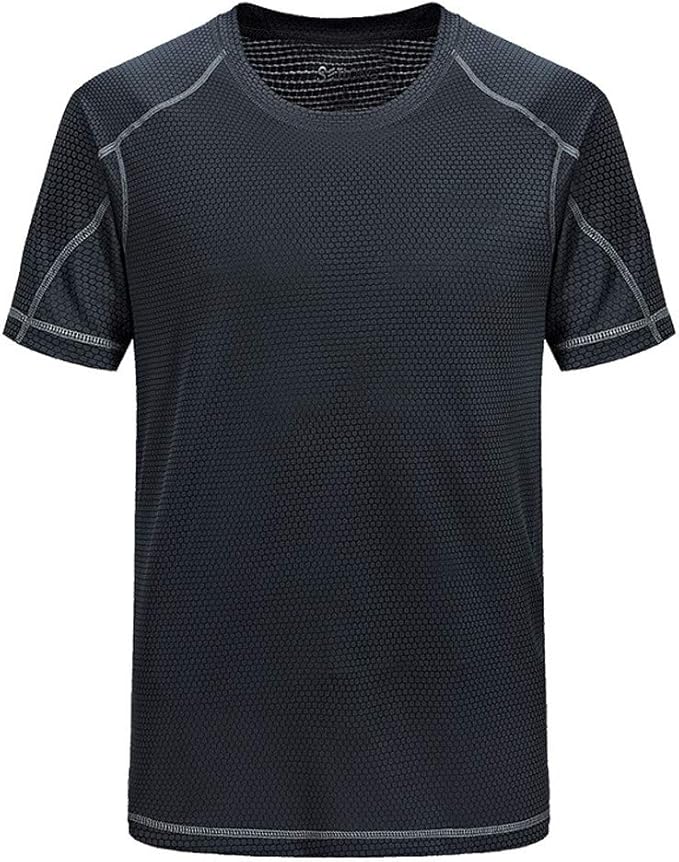 Amazon メンズ スポーツウェア Kukoyo 半袖 ドライフィット ラウンドネック スポーツシャツ Uvカット 吸汗速乾 コンプレッションウェア アンダーウェア ストレッチ 運動 Tシャツ ハイパードライ スポーツインナー トレーニング ランニング オールシーズン