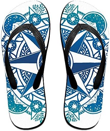 Flip Flops Journey To Moon Mountain Unisex Organic Slipper Beach Sandal Outdoor Thong