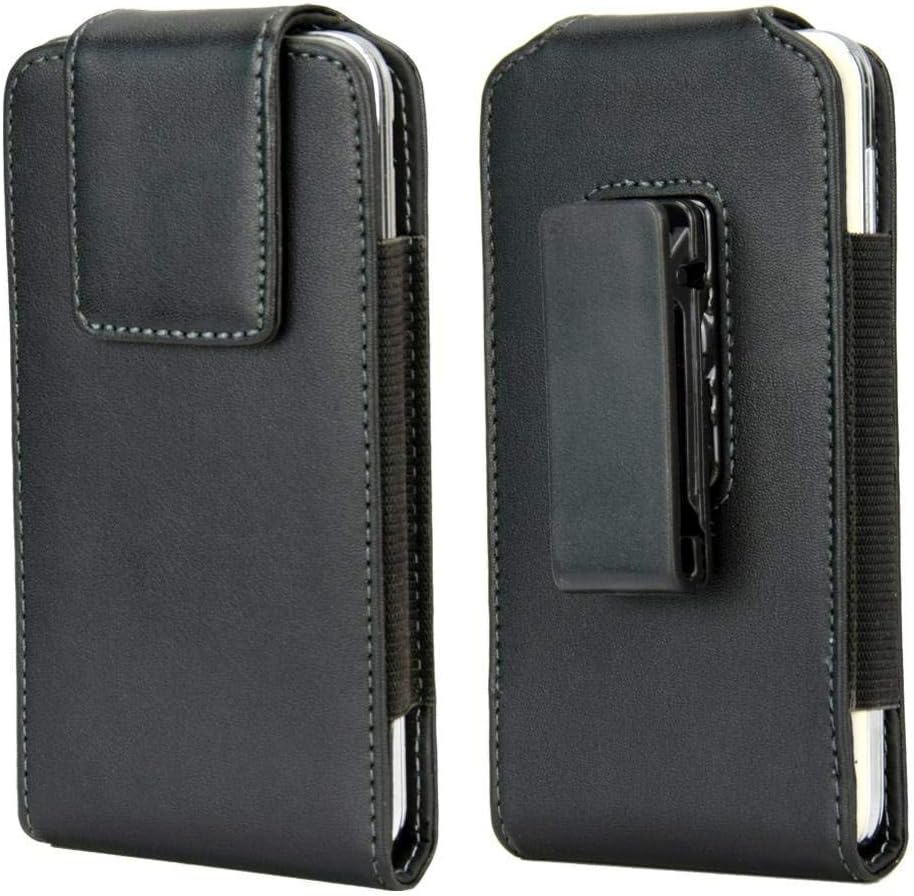 Workout Faux Leather Vertical Swivel Belt Clip Holster Pouch Case for Samsung Galaxy S10 Plus/Galaxy Fold/Motorola G7 Plus / Z4 Play/Sony Xeperia 10 Plus/LG 50 ThinQ/Xiaomi Mi 9