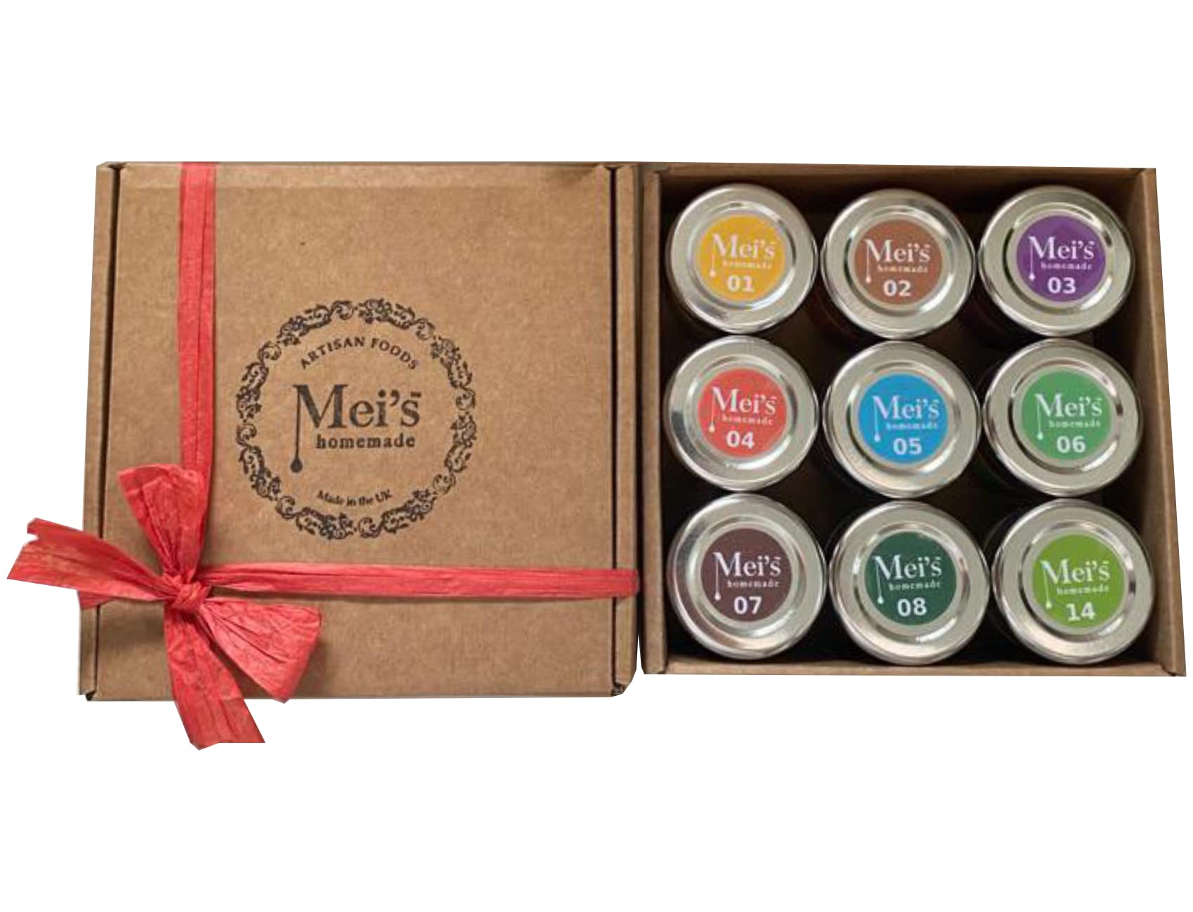 Mei's homemade Asian Gourmet Sauces 9 Flavour Assortment Gift Set