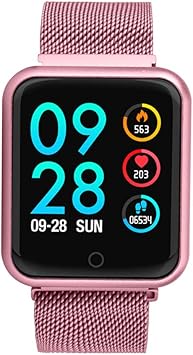 JingJingQi Reloj inteligente Reloj inteligente a prueba de agua a ...