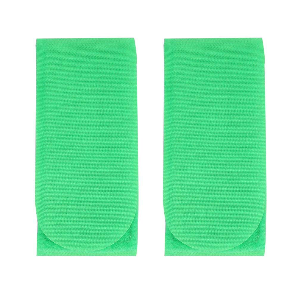 VGEBY 2 PCS Ski Straps, Multi-Purpose Adjustable Wide Hook and Loop Ski Straps for Race Skis, Powder Skis, Fat Skis(Green) Ski