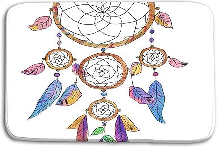 DSSYEAH Alfombras De Cocina Impresas Felpudo Interior Atrapasueños Al