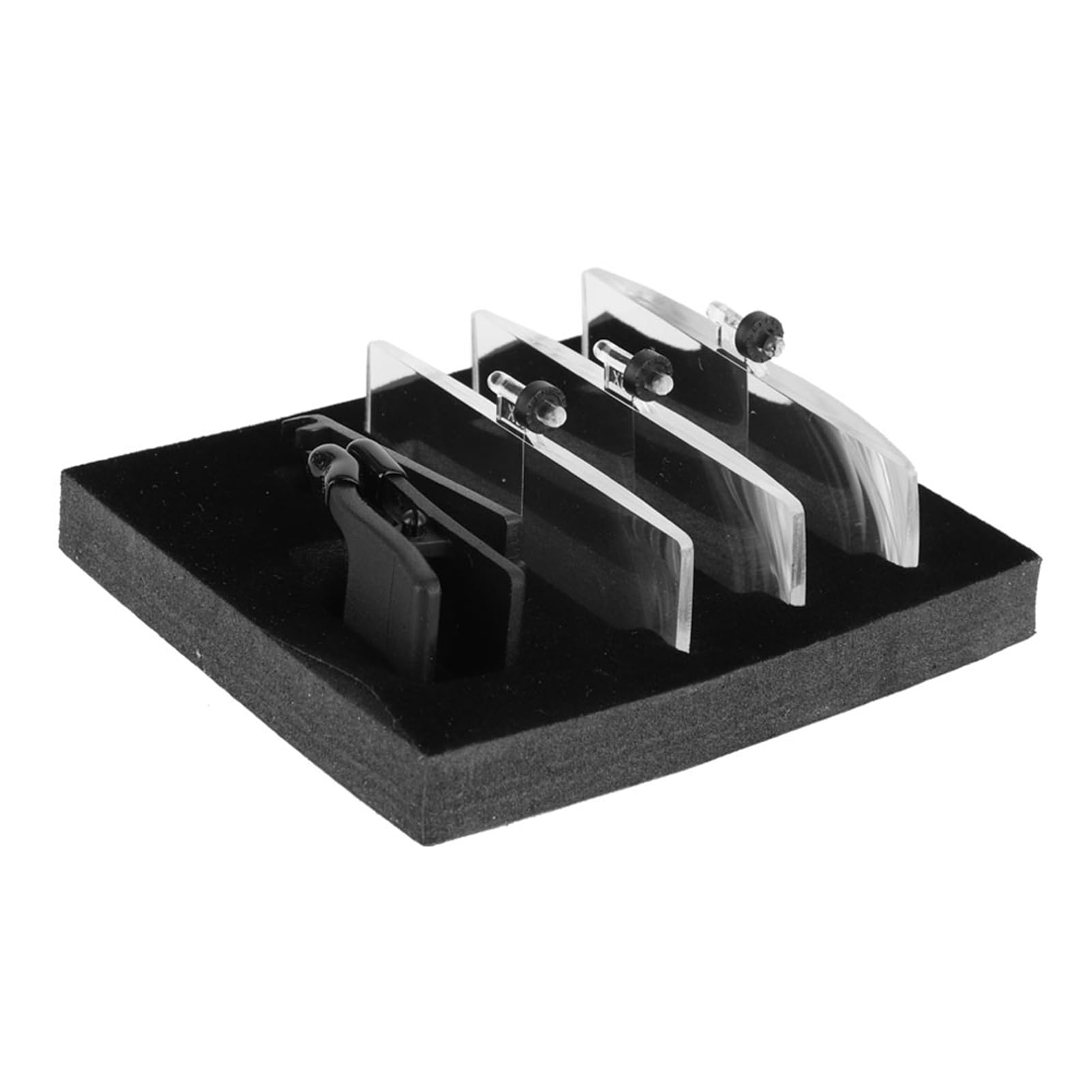 Clip On Magnifier Magnifying 1.5X 2.5X 3.5X Lenses Cosmetic Multifocal Magnifiers Readers Anti Glare Reduce Eyestrain Magnifier for Hobby for Fly Tying Reading Low Vision Tasks