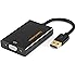 USB to VGA (Display Link Chipset), CableCreation USB 3.0 to VGA External Video Card Support 1080P Compatible with Windows, Mac, Mac OS, Linux, etc, Black