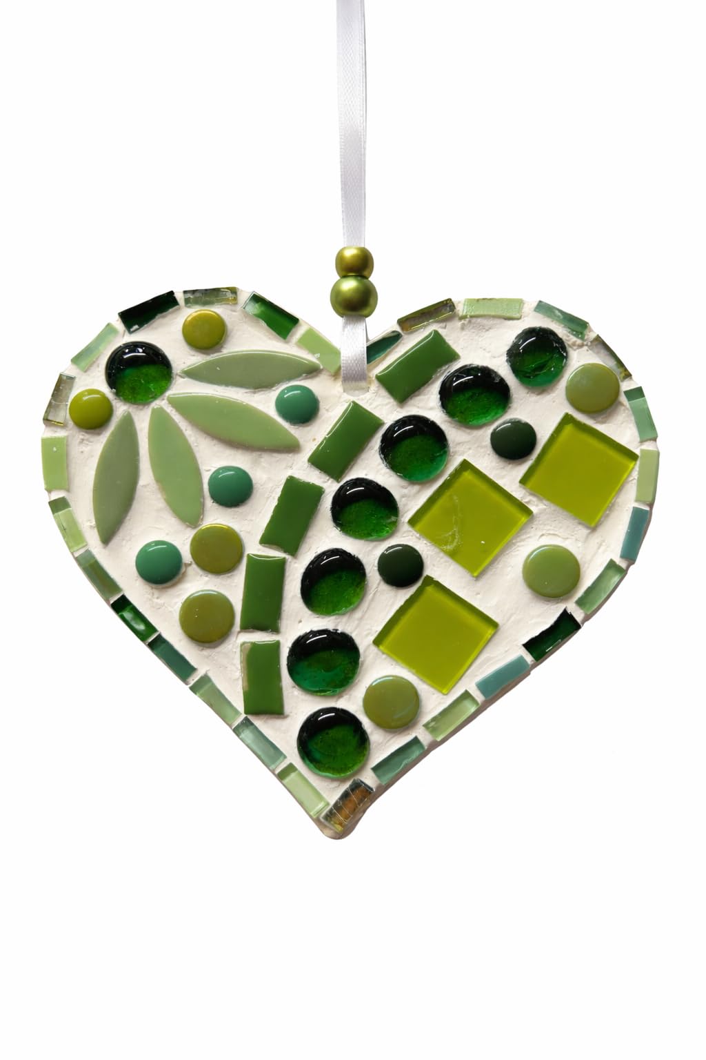 TACL Mosaic Art DIY Craft Kit, Heart Design, All Materials Included, Handmade Decorative Ornament for Adults and Teens (Red)