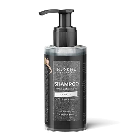 Buy Nuskhe By Paras Keratin Biotin Argan Shampoo For Frizz Free