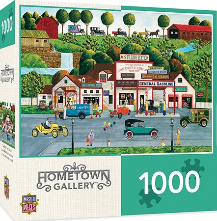 MasterPieces Hometown Gallery The Old Filling Station Puzzle, 1000-Piece