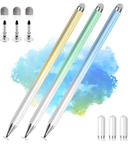 Amazon.com: Universal 2-in-1 Stylus Pen with 12 Extra Replacement