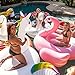 U.S. Pool Supply Giant 5 Foot Inflatable Watermelon Slice Pool Float - Fun Kids Swim Party Toy - Summer Pool Lounge Raft
