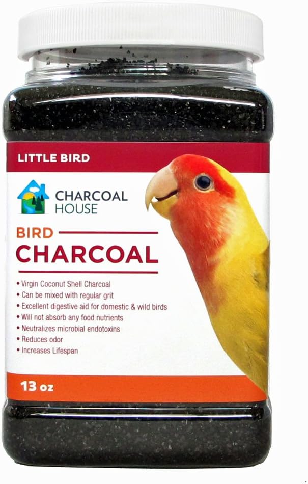 1qt Bird Charcoal for Small Birds Activated Charcoal