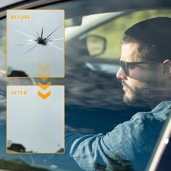 2PCS WINDSHIELD CRACK REPAIR KIT, WINDSHIELD REPAIR TOOL KIT CHIPS AND GAPS AUTO GLASS REPAIR TOOL, CAR WINDSHIELD GAP REPAIR FLUID AUTO WINDSHIELD REPAIR TOOL, QUICK REPAIR WINDSHIELD REPAIR TOOL