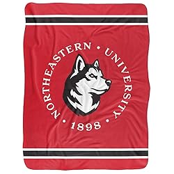 Northeastern University Blanket, 60"x80" Primary