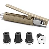 Tudomro 5 Pcs Sand Blaster Gun Kit with 4 Ceramic Tip, Hand Held | 2mm 2.5mm 3mm 3.5mm Abrasive, Heavy Duty Carbon Steel, Removes Rust, Stains, Paint, Grime from Metal, Wood, Masonry Surfaces