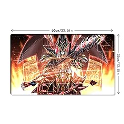 New Mlikemat Playmat Red Eyes Dark Dragon TCG CCG