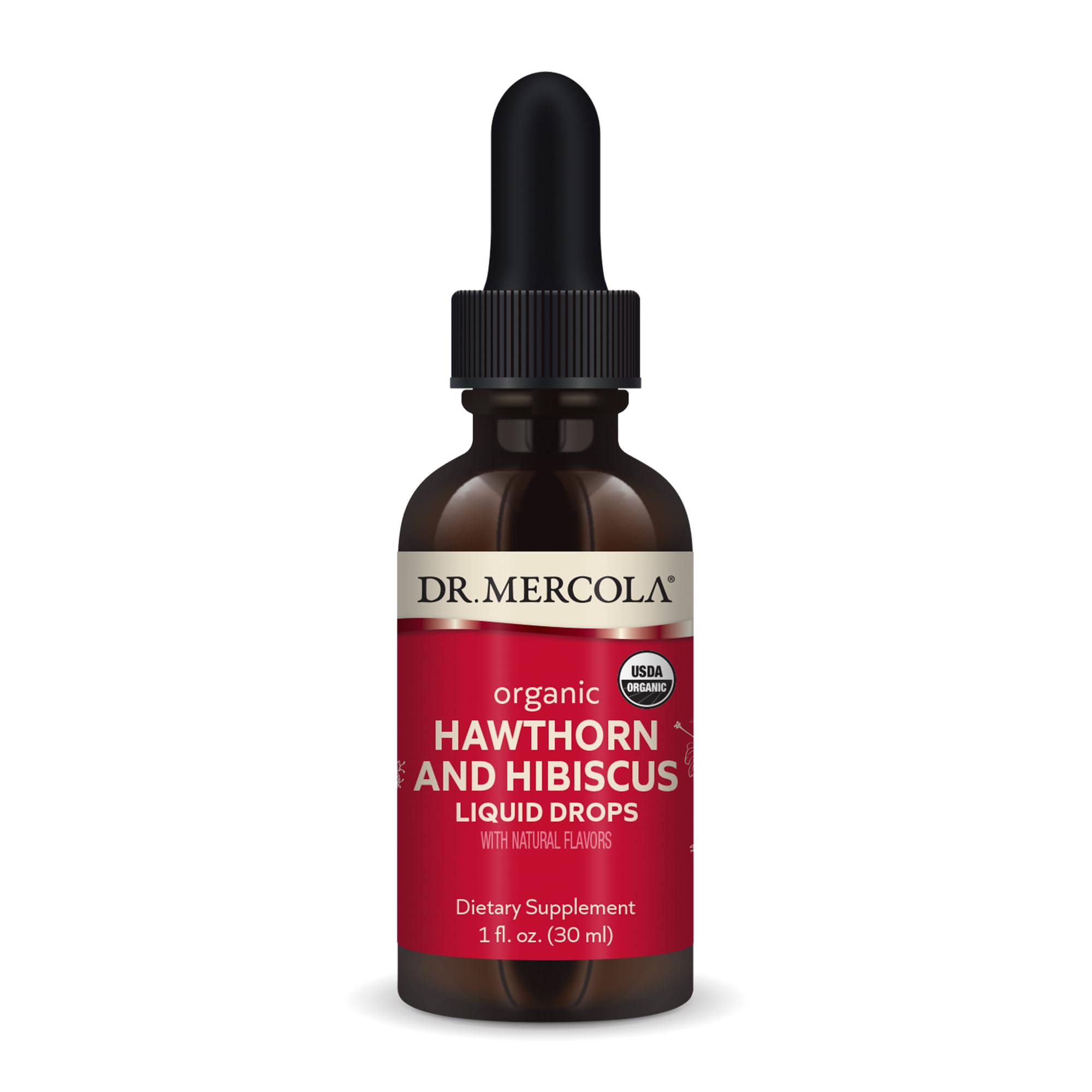 Organic Hawthorn and Hibiscus Liquid Drops